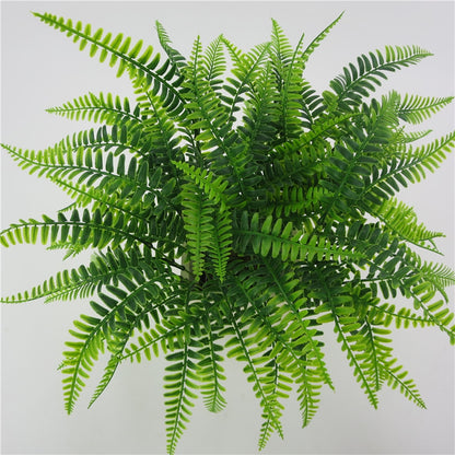 Lifelike Artificial Fern Leaves Spray 42cm by HitMyNeed