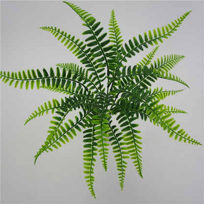 Lifelike Artificial Fern Leaves Spray 42cm by HitMyNeed