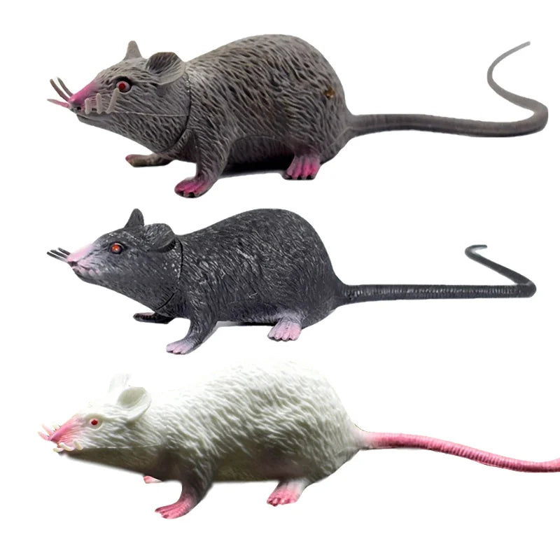 Lifelike Fake Rat Prank Toy for Halloween & Jokes by HitMyNeed