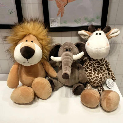 Lifelike Forest Animal Plush Toys 25cm by HitMyNeed