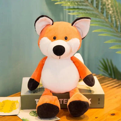 Lifelike Forest Animal Plush Toys 25cm fox by HitMyNeed