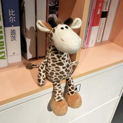 Lifelike Forest Animal Plush Toys 25cm giraffe by HitMyNeed