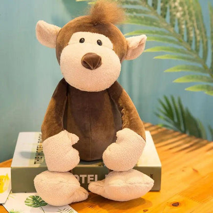Lifelike Forest Animal Plush Toys 25cm monkey by HitMyNeed