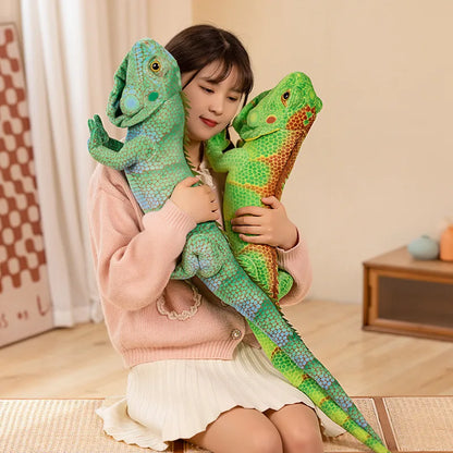 Lifelike Iguana Plush Toy Stuffed Reptile Model 65-95cm by HitMyNeed