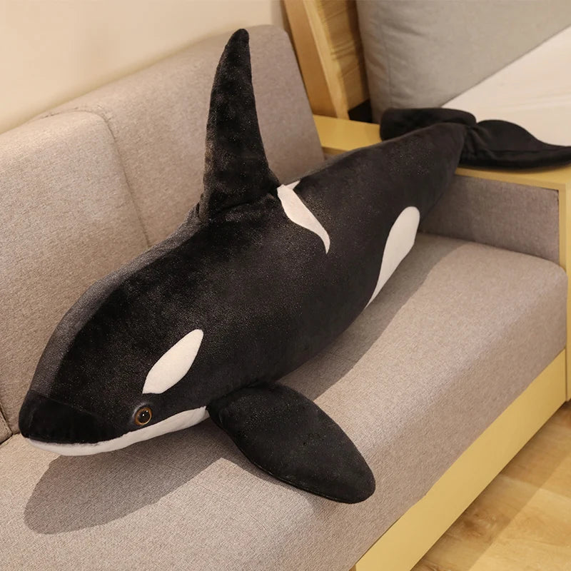 Lifelike Orca Whale Plush Toy for Kids by HitMyNeed