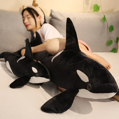 Lifelike Orca Whale Plush Toy for Kids by HitMyNeed