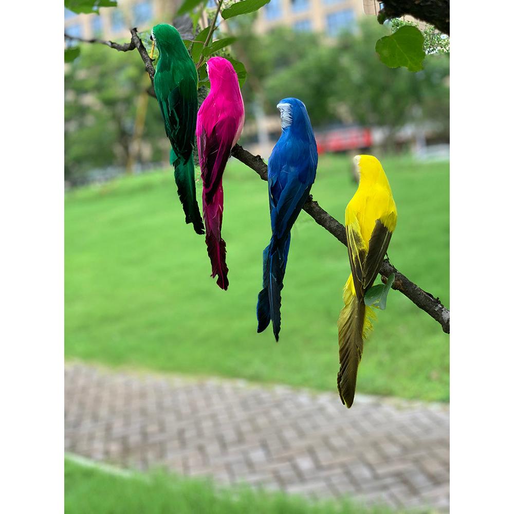 Lifelike Parrot Resin Garden Ornament by HitMyNeed