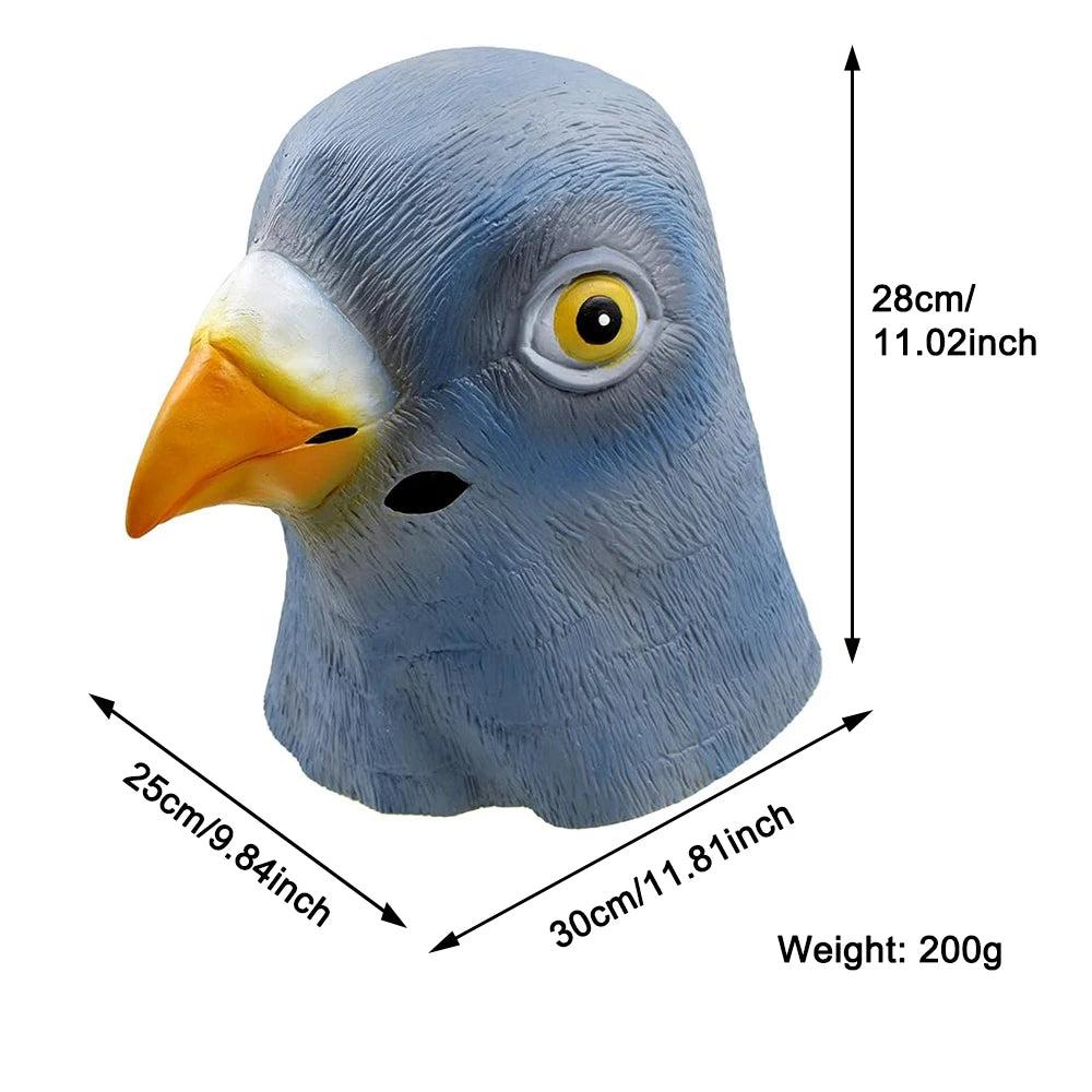 Lifelike Pigeon Latex Full Head Mask for Cosplay by HitMyNeed