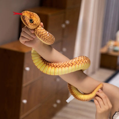Lifelike Snake Plush Toy Set - 9 Realistic Designs by HitMyNeed