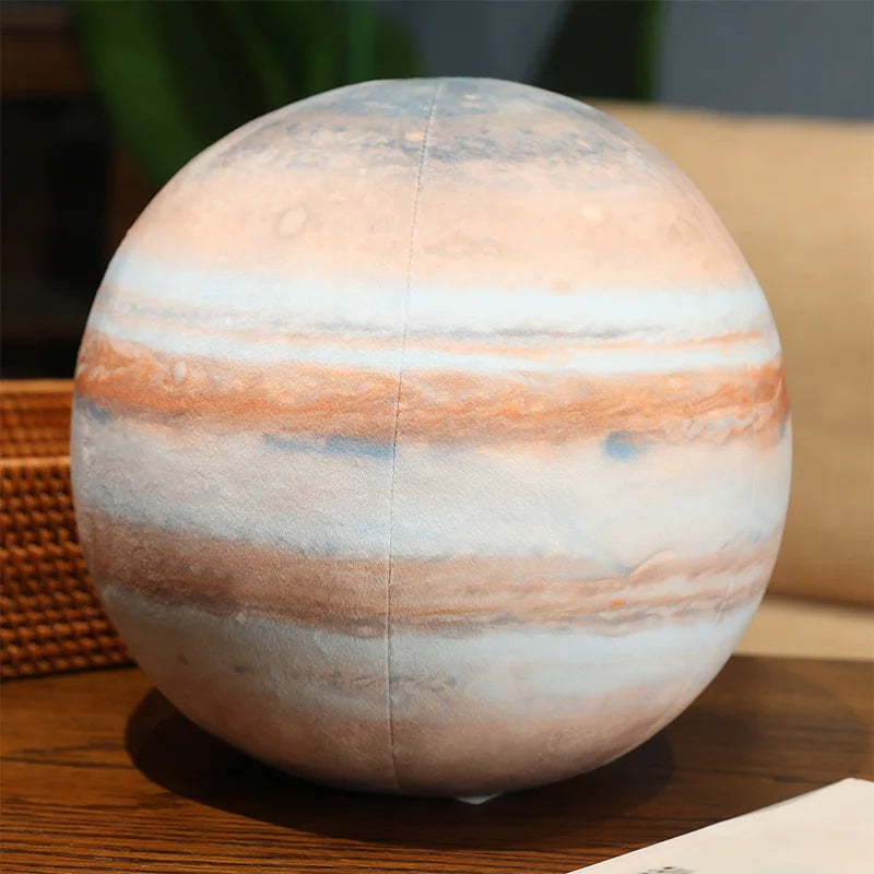 Lifelike Solar System Planet Plush Throw Pillows jupiter-mu about-15-17cm by HitMyNeed