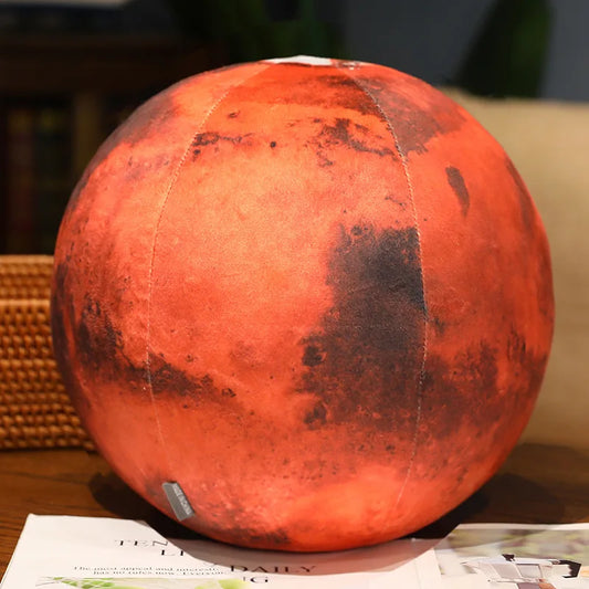 Lifelike Solar System Planet Plush Throw Pillows mars about-15-17cm by HitMyNeed