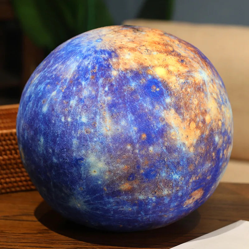 Lifelike Solar System Planet Plush Throw Pillows mercury-shui about-15-17cm by HitMyNeed