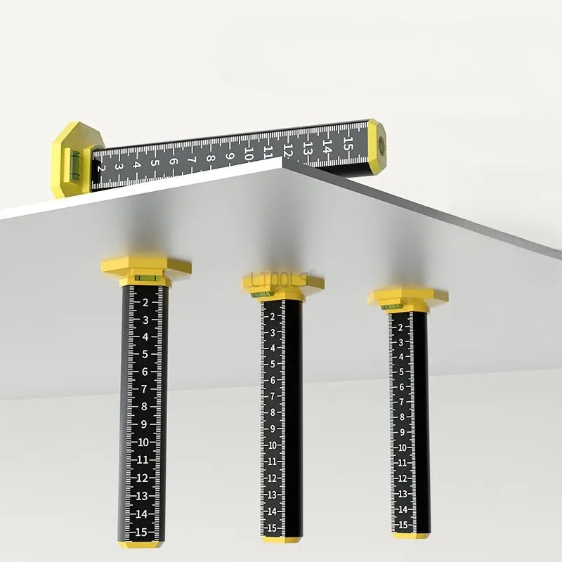 Light Steel Keel Ceiling Leveling Ruler with Gradienter by HitMyNeed