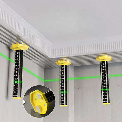 Light Steel Keel Ceiling Leveling Ruler with Gradienter white-4pc by HitMyNeed