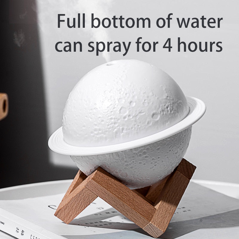 Light Up 200ml Planet Humidifier with LED Night Light by HitMyNeed