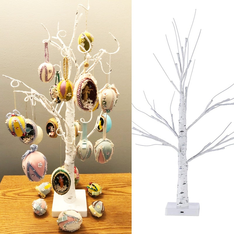 Light Up 24 LED Easter Twig Tree, 60cm by HitMyNeed