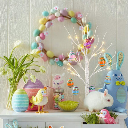 Light Up 24 LED Easter Twig Tree, 60cm by HitMyNeed