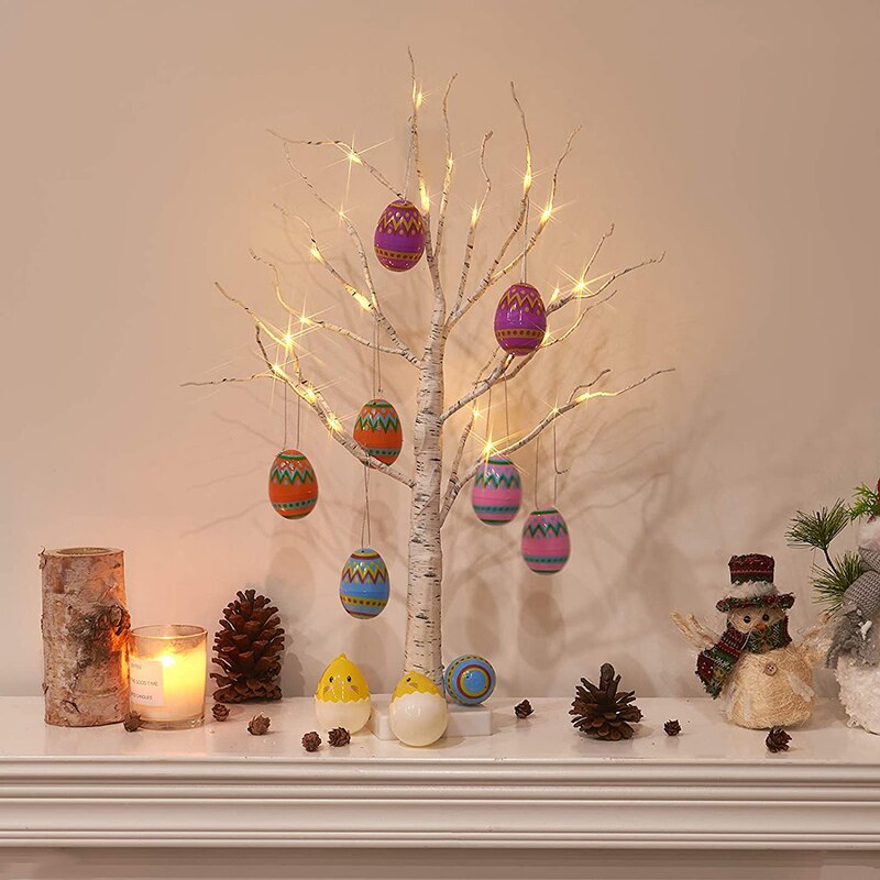 Light Up 24 LED Easter Twig Tree, 60cm by HitMyNeed