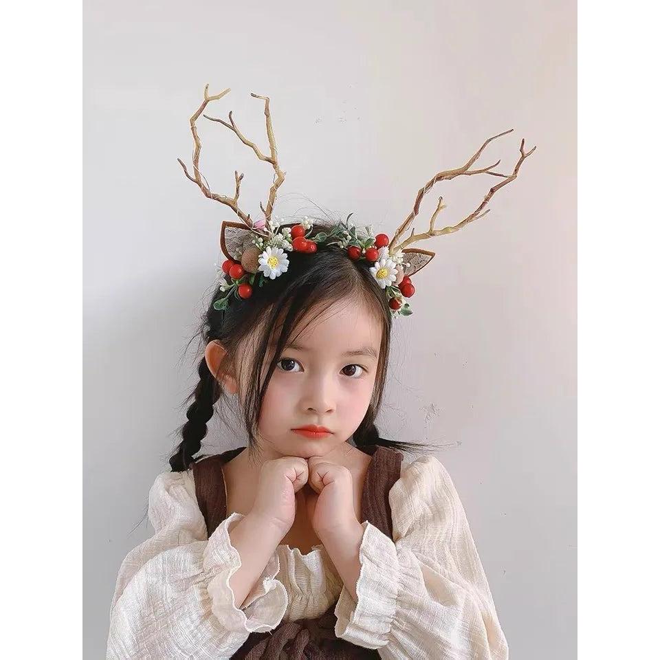 Light-Up Antler Forest Fairy Christmas Headband by HitMyNeed