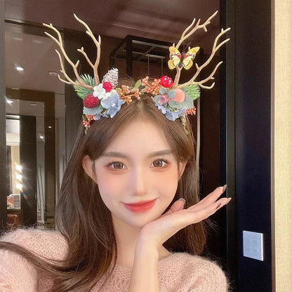 Light-Up Antler Forest Fairy Christmas Headband style1 by HitMyNeed