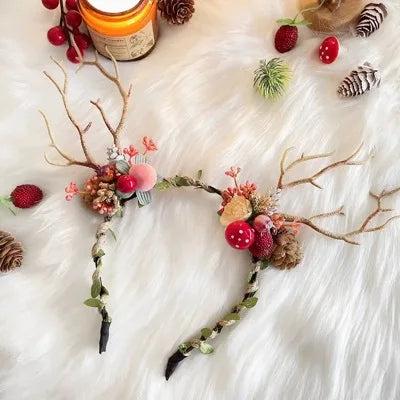 Light-Up Antler Forest Fairy Christmas Headband style8 by HitMyNeed