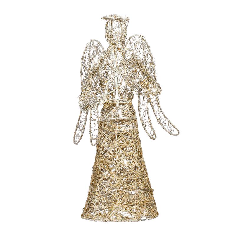 Light Up Golden Angel Tree Topper for Christmas Trees by HitMyNeed