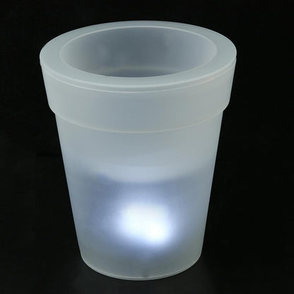Light Up LED Solar Plant Pot for Indoor & Outdoor by HitMyNeed