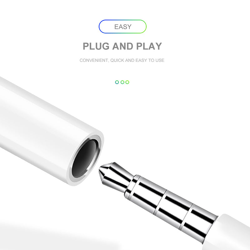Lightning to 3.5mm Earphone Adapter for iPhone by HitMyNeed