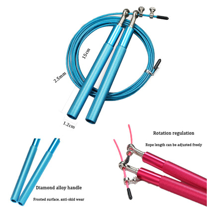 Lightweight Adjustable Crossfit Speed Rope by HitMyNeed