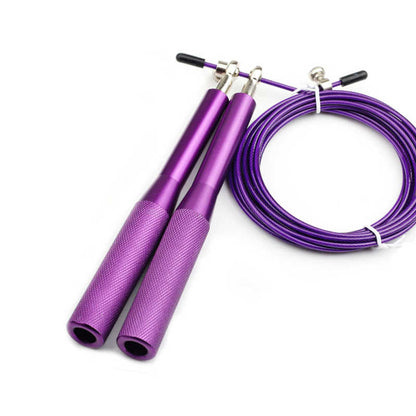 Lightweight Adjustable Crossfit Speed Rope purple by HitMyNeed