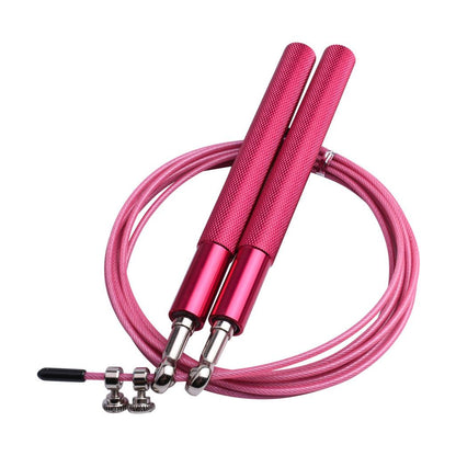 Lightweight Adjustable Crossfit Speed Rope thin-pink by HitMyNeed