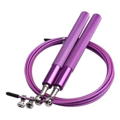 Lightweight Adjustable Crossfit Speed Rope thin-purple by HitMyNeed