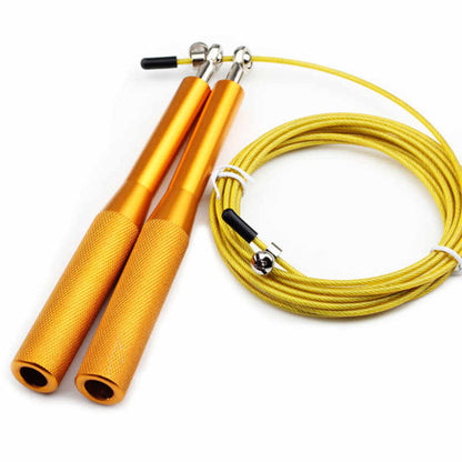 Lightweight Adjustable Crossfit Speed Rope yellow by HitMyNeed