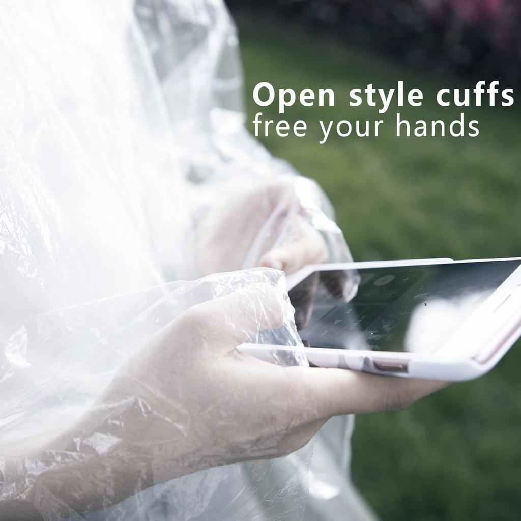 Lightweight Disposable Plastic Raincoat by HitMyNeed
