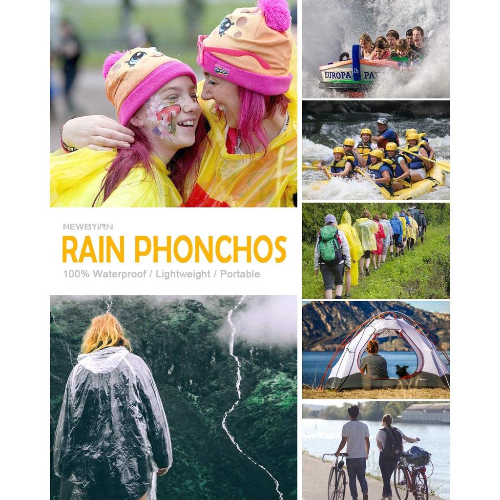 Lightweight Disposable Plastic Raincoat by HitMyNeed