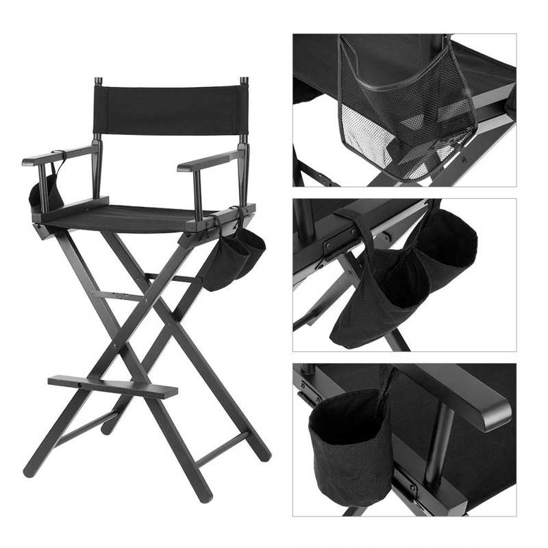 Lightweight Folding Makeup Chair with Storage by HitMyNeed
