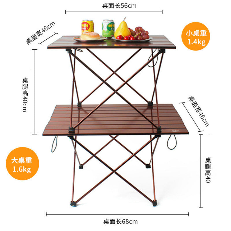 Lightweight Folding Portable Camping Table Desk by HitMyNeed