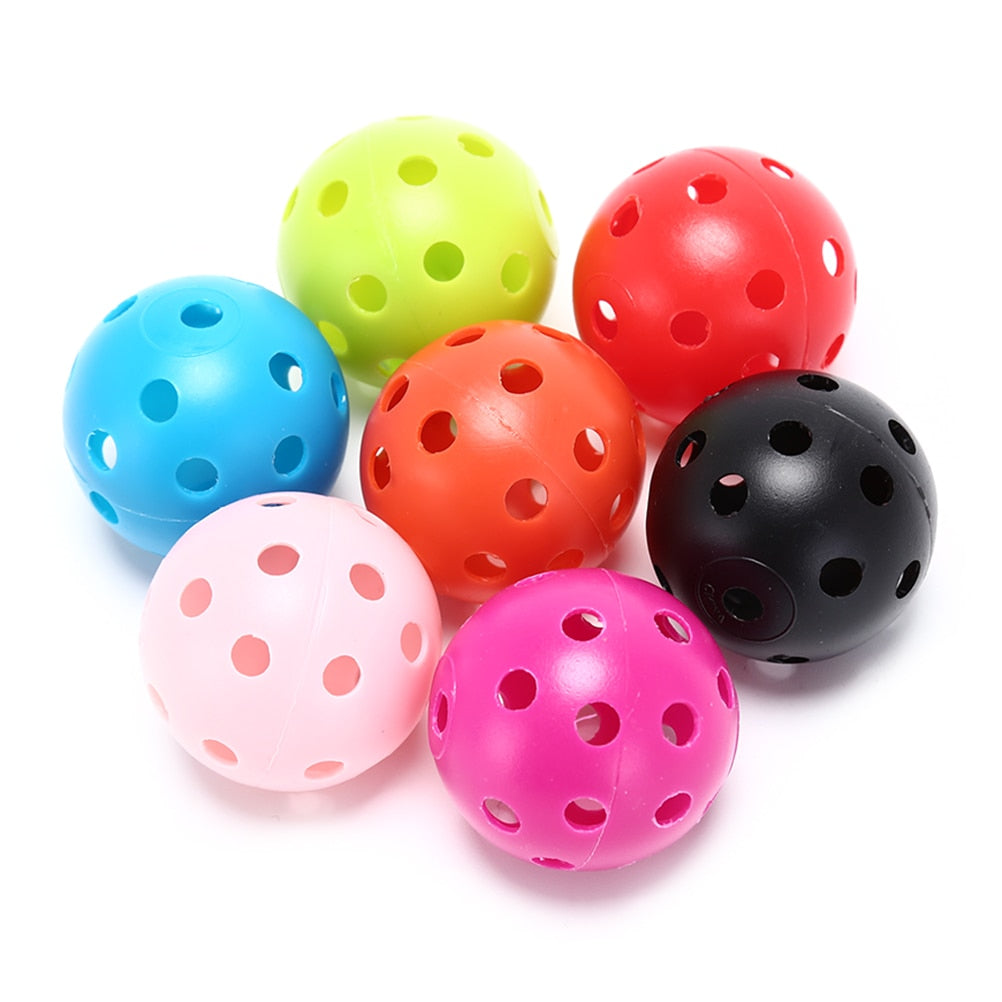 Lightweight Plastic Golf Practice Balls (50 Pack) by HitMyNeed