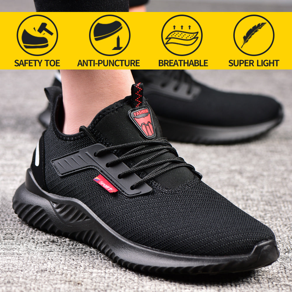 Lightweight Steel Toe Work Safety Sneakers by HitMyNeed