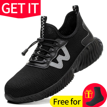 Lightweight Steel Toe Work Safety Sneakers 911-work-shoes 36 by HitMyNeed