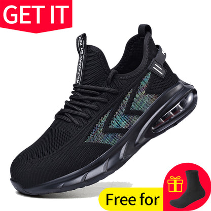 Lightweight Steel Toe Work Safety Sneakers w053-work-shoes 41 by HitMyNeed