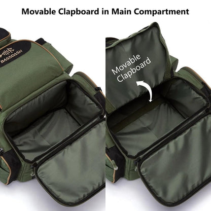 Lightweight Tactical Fishing Tackle Backpack 50L by HitMyNeed
