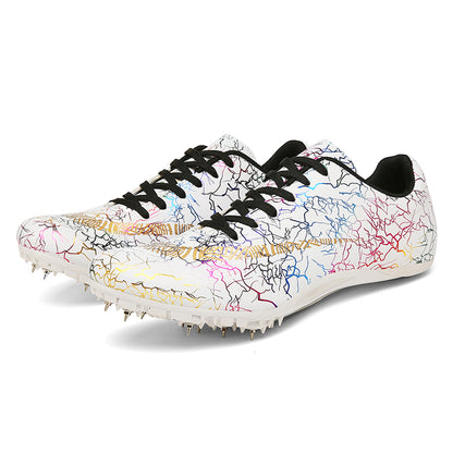 Lightweight Track & Field Sprint Spikes for Racing white 42 by HitMyNeed
