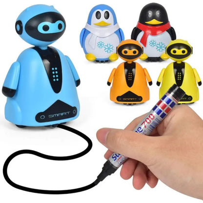 Line Following Robot Penguin Toy with Marker by HitMyNeed