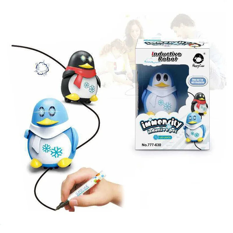 Line Following Robot Penguin Toy with Marker by HitMyNeed