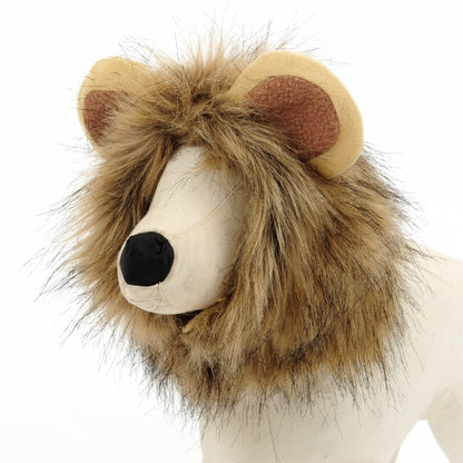 Lion Mane Head Cap Costume for Cats by HitMyNeed
