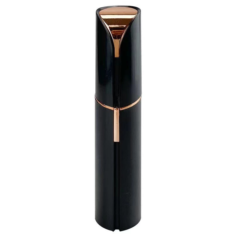 Lipstick-Style Electric Facial & Eyebrow Trimmer black by HitMyNeed
