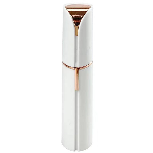 Lipstick-Style Electric Facial & Eyebrow Trimmer white by HitMyNeed