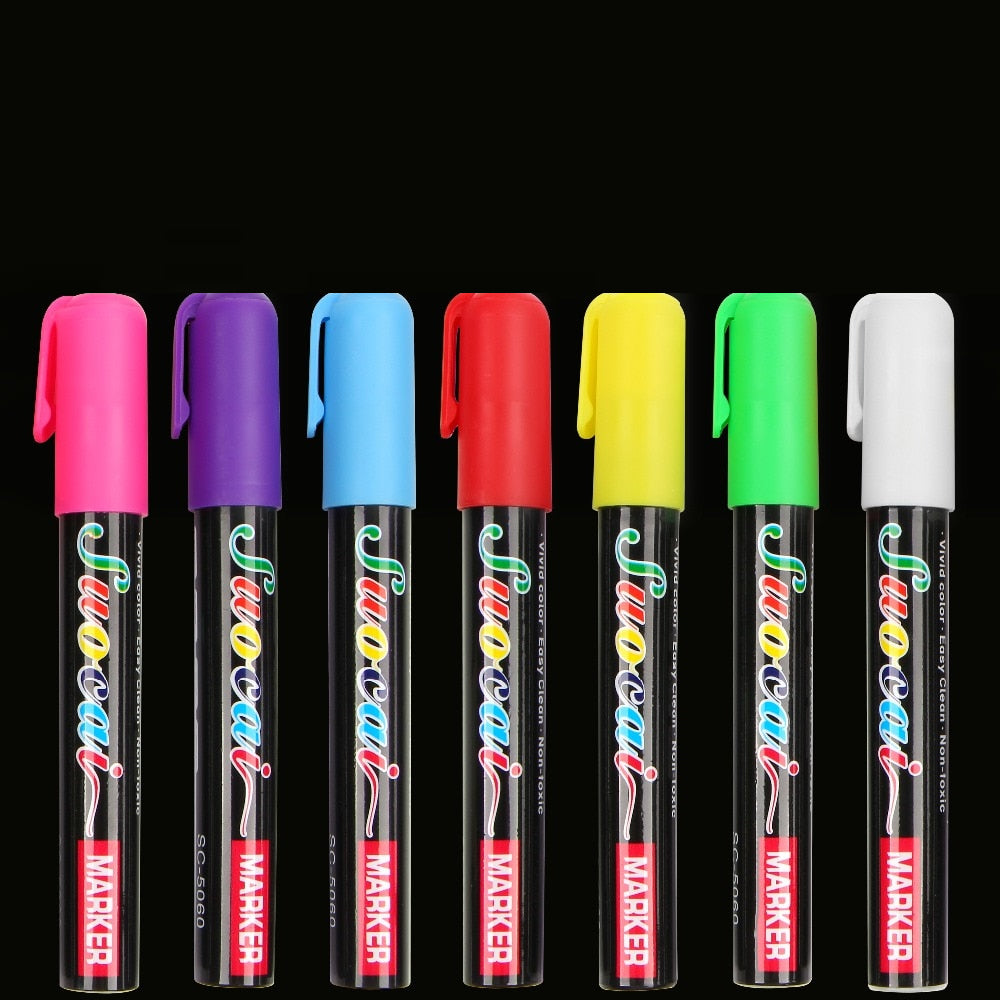 Liquid Chalk Marker with Reversible Tip pink-3mm by HitMyNeed