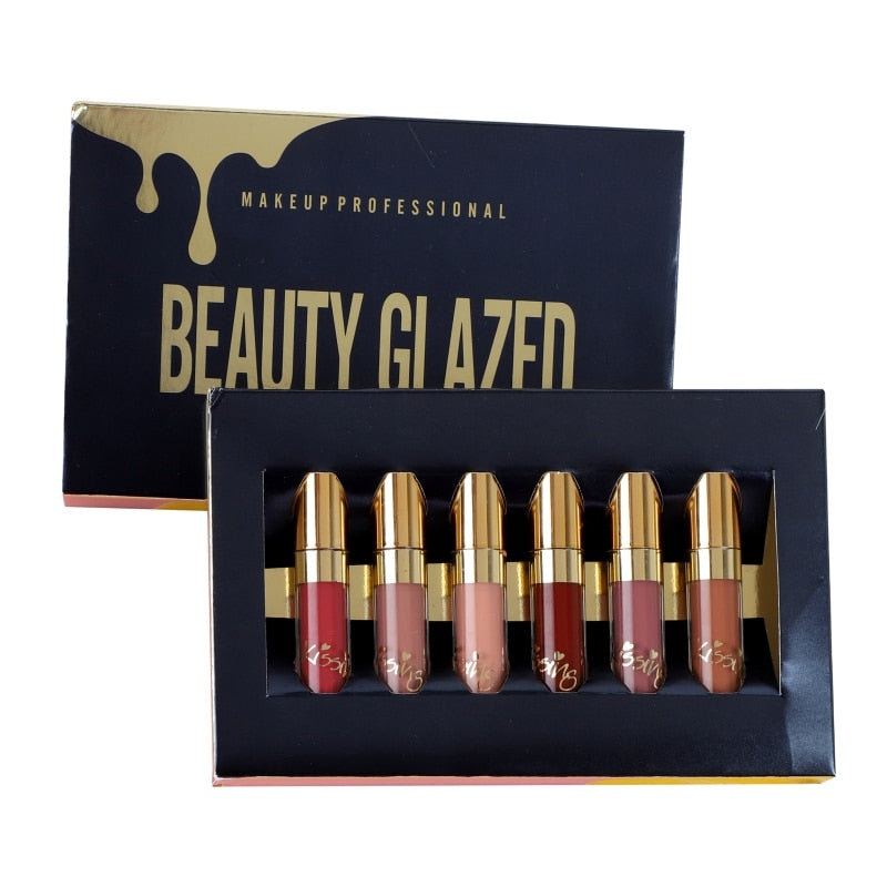 Liquid Matte Lipstick Set - 6 Professional Shades by HitMyNeed